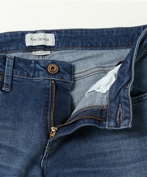 fireservice(ファイヤーサービス)の「【Fire Service / ファイヤーサービス】 ルーズフィットスキニーデニム MID USED(デニムパンツ・レディース・インディゴブルー・24/25/23/26)」の9枚目の写真