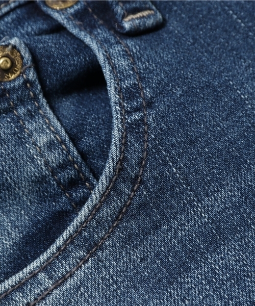 fireservice(ファイヤーサービス)の「【Fire Service / ファイヤーサービス】 ルーズフィットスキニーデニム MID USED(デニムパンツ・レディース・インディゴブルー・24/25/23/26)」の11枚目の写真