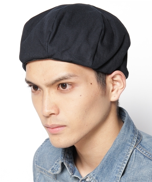 WEGO(ウィゴー)の「ベレー帽(ハンチング/ベレー帽・メンズ・ブラック/ネイビー・FREE)」の7枚目の写真