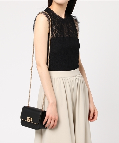 PLAIN CLOTHING（プレーンクロージング）の「チェーンミニショルダーバッグ【PLAIN CLOTHING】（ショルダーバッグ・レディース・グリーン/ホワイト/レッド/ブラック/グレー・FREE）」の22枚目の写真