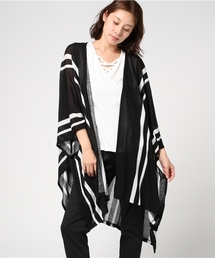 VENCEEXCHANGE | ストライプポンチョアンサンブル (カーディガン/ボレロ)