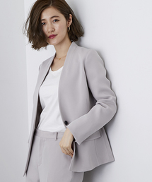 STUDIOUS | STUDIOUS ウォッシャブルノーカラージャケット(テーラードジャケット)