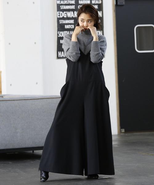 coen（コーエン）の「【新色追加・手洗いできる】ラムウールタートルネックニット（ニット/セーター・レディース・ホワイト/グレー/ダークグリーン/ネイビー/オフホワイト/イエロー/ピンク・FREE）」の19枚目の写真