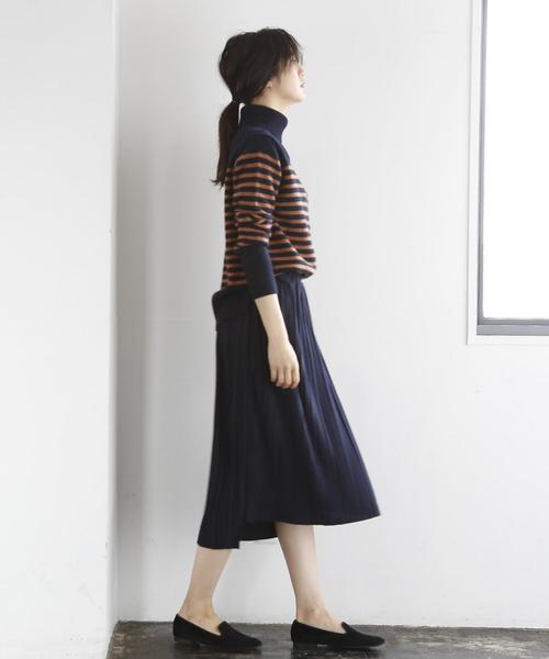 coen（コーエン）の「【新色追加・手洗いできる】ラムウールタートルネックニット（ニット/セーター・レディース・ホワイト/グレー/ダークグリーン/ネイビー/オフホワイト/イエロー/ピンク・FREE）」の15枚目の写真