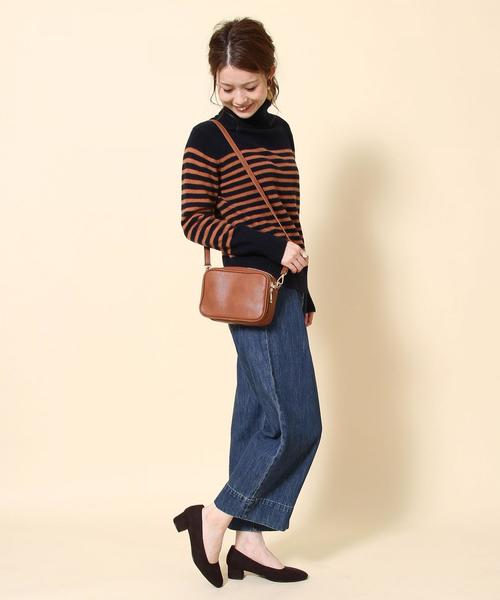 coen（コーエン）の「【新色追加・手洗いできる】ラムウールタートルネックニット（ニット/セーター・レディース・ホワイト/グレー/ダークグリーン/ネイビー/オフホワイト/イエロー/ピンク・FREE）」の18枚目の写真