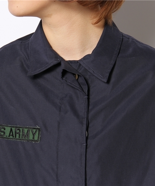 Khaju（カージュ）の「★★Khaju:ミリタリードルマンブルゾン（ブルゾン・レディース・カーキ/ネイビー・ONE SIZE）」の6枚目の写真