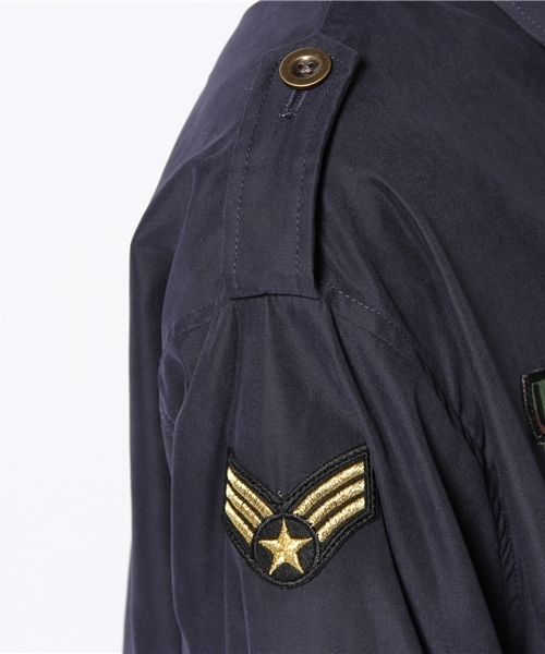 Khaju（カージュ）の「★★Khaju:ミリタリードルマンブルゾン（ブルゾン・レディース・カーキ/ネイビー・ONE SIZE）」の10枚目の写真