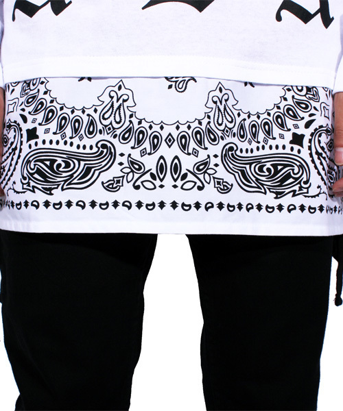 ８(eight)（エイト）の「ペイズリー プルオーバー パーカー スウェット（パーカー・メンズ・ホワイト/ブラック・MEDIUM/LARGE）」の11枚目の写真