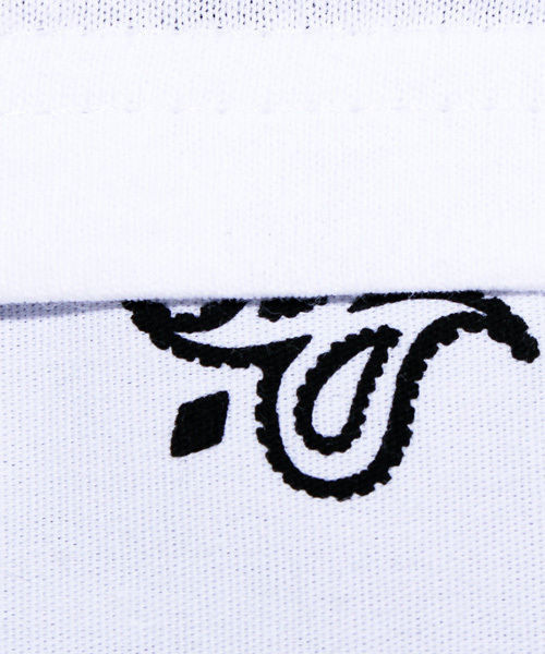 ８(eight)（エイト）の「ペイズリー プルオーバー パーカー スウェット（パーカー・メンズ・ホワイト/ブラック・MEDIUM/LARGE）」の17枚目の写真