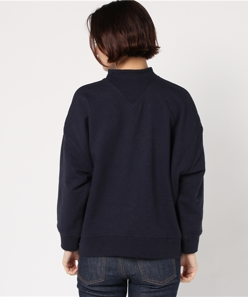 mercibeaucoup,（メルシーボークー）の「Ｂ：ポケオシウラケ（Tシャツ/カットソー・レディース・グレー/オフホワイト/ネイビー・01）」の10枚目の写真