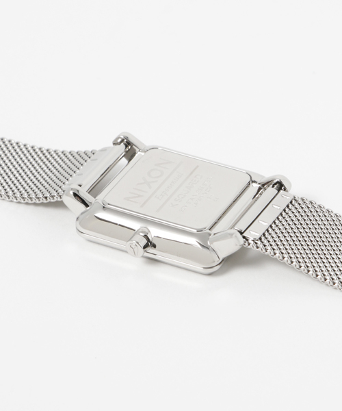 NIXON(ニクソン)の「K SQUARED MILANESE NA12061920-00 ALL SILVER(アナログ腕時計・レディース・シルバー・FREE)」の6枚目の写真