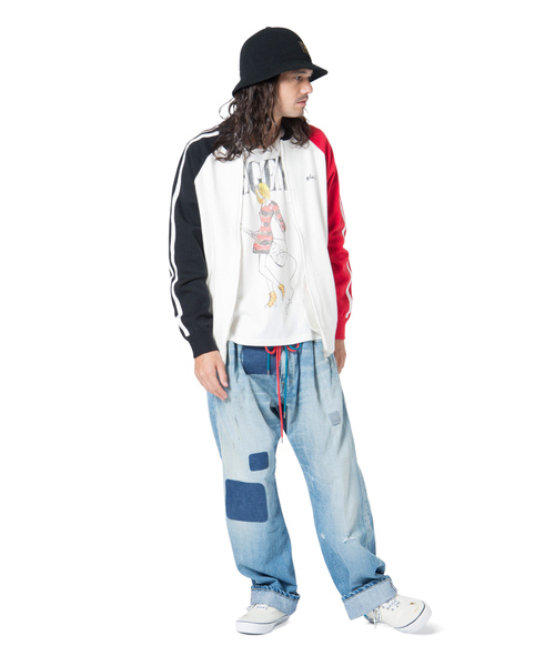 glamb（グラム）の「Mess denim / メスデニム（デニムパンツ