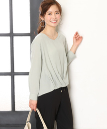 un dix cors | ライトベネフロントタックブラウス(シャツ/ブラウス)