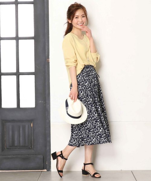 un dix cors（アンディコール）の「【カラーバリエーション☆】ライトベネフロントタックブラウス（シャツ/ブラウス・レディース・ホワイト/イエロー/ラベンダー/ライトグレー/モスグリーン・ﾌﾘ-）」の10枚目の写真