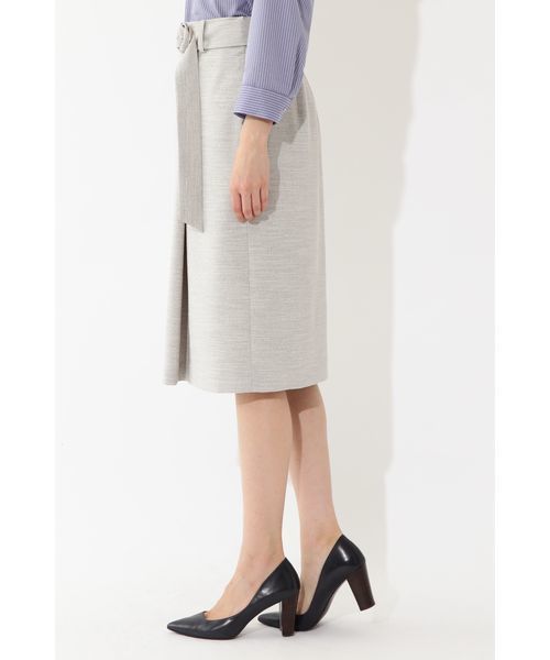 22 OCTOBRE（ヴァンドゥ－オクトーブル）の「麻調サマーセットアップスカート（スカート・レディース・ブルー/グレー・36/38/40）」の15枚目の写真