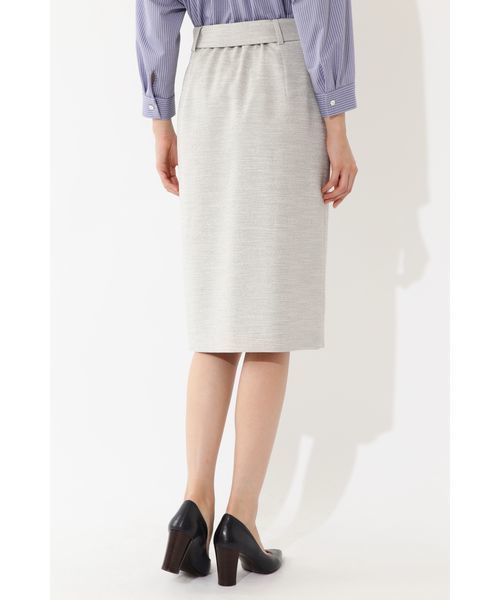 22 OCTOBRE（ヴァンドゥ－オクトーブル）の「麻調サマーセットアップスカート（スカート・レディース・ブルー/グレー・36/38/40）」の9枚目の写真