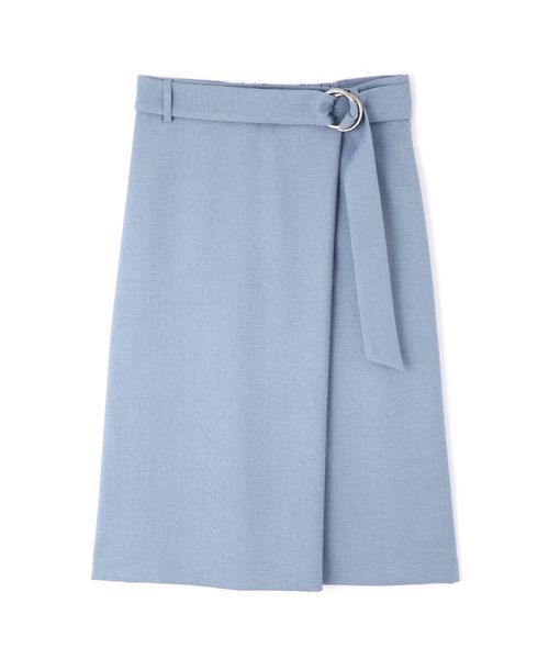 22 OCTOBRE（ヴァンドゥ－オクトーブル）の「麻調サマーセットアップスカート（スカート・レディース・ブルー/グレー・36/38/40）」の10枚目の写真