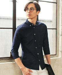 THE CASUAL | ストレッチオックスフォード7分袖シャツ(シャツ/ブラウス)