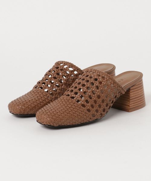 MOUSSY（マウジー）の「WEAVE MULE（パンプス・レディース・ブラウン/ブラック・LARGE/MEDIUM/SMALL）」の2枚目の写真