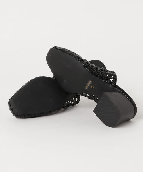 MOUSSY（マウジー）の「WEAVE MULE（パンプス・レディース・ブラウン/ブラック・LARGE/MEDIUM/SMALL）」の3枚目の写真