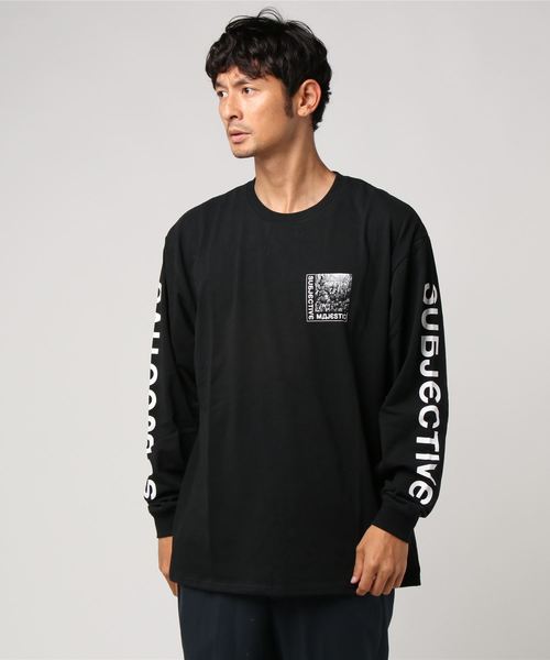 VENCEEXCHANGE(ヴァンスエクスチェンジ)の「袖ロゴロンTシャツ(Tシャツ/カットソー・メンズ・ホワイト/ブラック/ボルドー・M/L)」の7枚目の写真