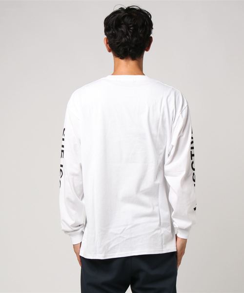 VENCEEXCHANGE(ヴァンスエクスチェンジ)の「袖ロゴロンTシャツ(Tシャツ/カットソー・メンズ・ホワイト/ブラック/ボルドー・M/L)」の5枚目の写真