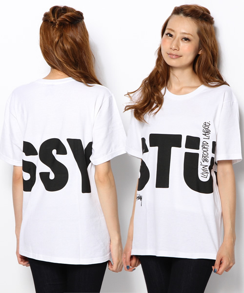 Stussy Women(ステューシーウィメン)の「Big Stussy(Tシャツ/カットソー・レディース・ホワイト/ブラック/ヘザ-グレー・SMALL/MEDIUM)」の2枚目の写真