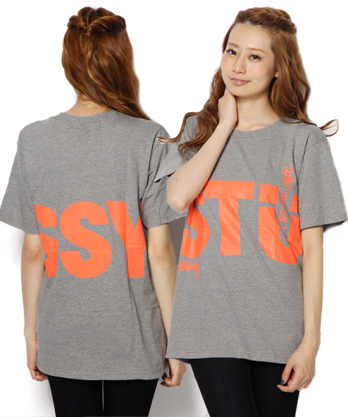 Stussy Women(ステューシーウィメン)の「Big Stussy(Tシャツ/カットソー・レディース・ホワイト/ブラック/ヘザ-グレー・SMALL/MEDIUM)」の1枚目の写真