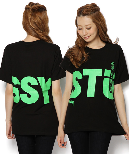 Stussy Women(ステューシーウィメン)の「Big Stussy(Tシャツ/カットソー・レディース・ホワイト/ブラック/ヘザ-グレー・SMALL/MEDIUM)」の3枚目の写真