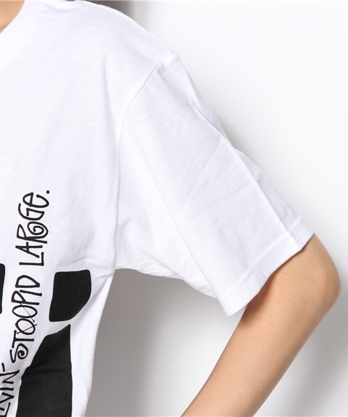 Stussy Women(ステューシーウィメン)の「Big Stussy(Tシャツ/カットソー・レディース・ホワイト/ブラック/ヘザ-グレー・SMALL/MEDIUM)」の8枚目の写真