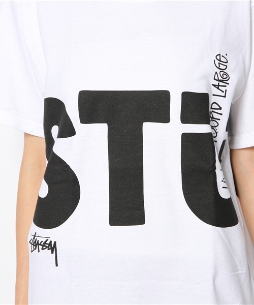 Stussy Women(ステューシーウィメン)の「Big Stussy(Tシャツ/カットソー・レディース・ホワイト/ブラック/ヘザ-グレー・SMALL/MEDIUM)」の9枚目の写真