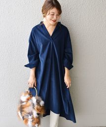 Ships シップス の コーデュロイスキッパーワンピース ワンピース Wear