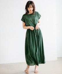 A part by | Pドロストプリーツマキシワンピース 832353(ワンピース)