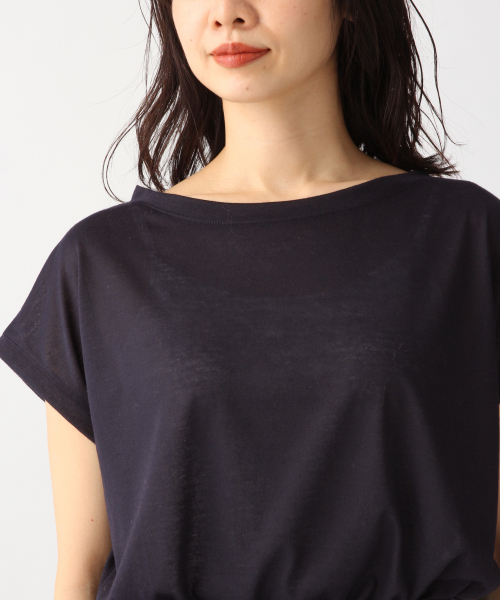 A part by（アパートバイ）の「Pドロストプリーツマキシワンピース 832353（ワンピース・レディース・ネイビー/ブラウン/グリーン/グレー/イエロー・FREE）」の20枚目の写真