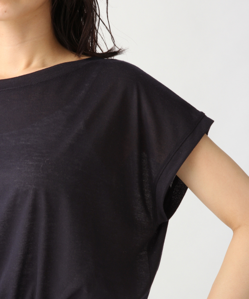 A part by（アパートバイ）の「Pドロストプリーツマキシワンピース 832353（ワンピース・レディース・ネイビー/ブラウン/グリーン/グレー/イエロー・FREE）」の21枚目の写真