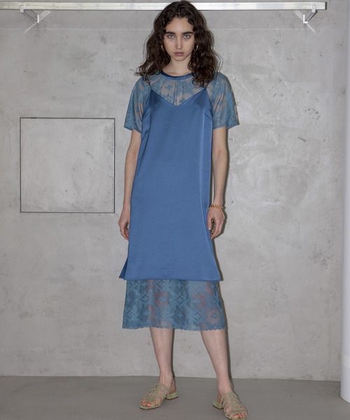 MAISON SPECIAL（メゾンスペシャル）の「レースワンピース　【MAISON SPECIAL/メゾンスペシャル】（ワンピース・レディース・ブルー/ブラック/ホワイト・FREE）」の8枚目の写真