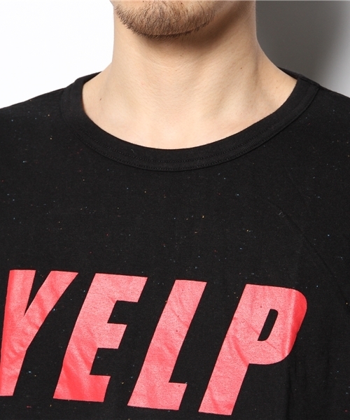 WEGO(ウィゴー)の「WEGO/カラーネッププリント7分袖Tシャツ(Tシャツ/カットソー・メンズ・ホワイト/ブラック/グリーン系その他/ネイビー・LARGE/MEDIUM)」の9枚目の写真