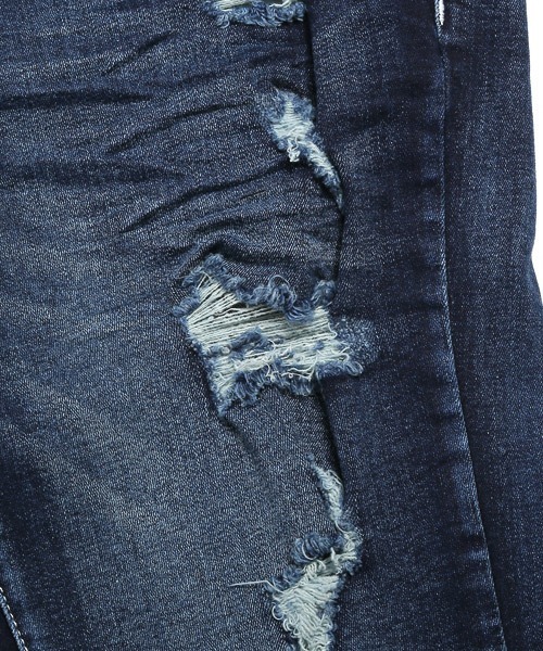 LUXSTYLE（ラグスタイル）の「ハードダメージ加工カットオフアンクルデニムスキニーパンツ（デニムパンツ・メンズ・ブルー系その他/インディゴブルー/ブルー/グレー/ブラック/ホワイト・L/XL/M/S）」の11枚目の写真