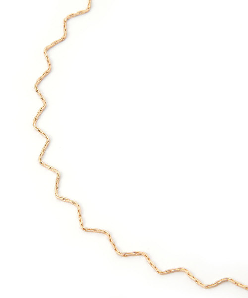 colleca la(コレカラ)の「ギザギザチェーンチョーカー(チョーカー・レディース・シルバー/ゴールド・フリ-)」の9枚目の写真