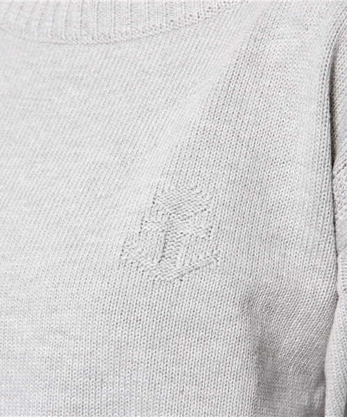 coen（コーエン）の「コットンガンジープルオーバー（ニット/セーター・レディース・ネイビー/クリーム/オフホワイト/ライトグレー・MEDIUM/LARGE）」の11枚目の写真