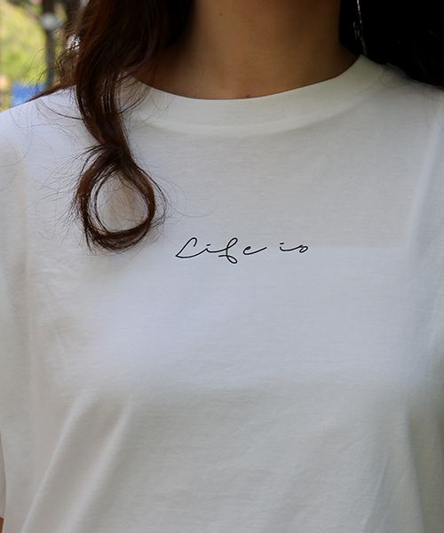 n'ee-ne（ネーネ）の「ロゴTシャツ（Tシャツ/カットソー・レディース・ブラック系その他2/ブラック系その他/ホワイト系その他2/ホワイト系その他・M）」の16枚目の写真