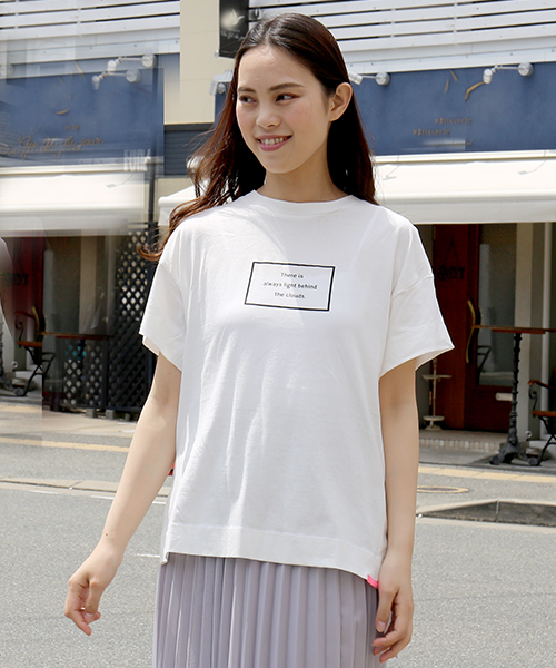 n'ee-ne（ネーネ）の「ロゴTシャツ（Tシャツ/カットソー・レディース・ブラック系その他2/ブラック系その他/ホワイト系その他2/ホワイト系その他・M）」の20枚目の写真
