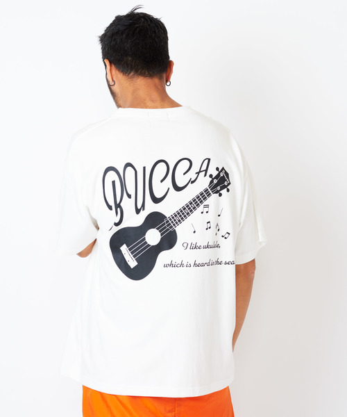 BUCCA 44（ブッカフォーティーフォー）の「【BUCCA 44】ウクレレプリントＴ（Tシャツ/カットソー・メンズ・ホワイト/ブラック/杢グレー・MEDIUM/LARGE/X-LARGE/XX-LARGE/XXX-LARGE）」の13枚目の写真