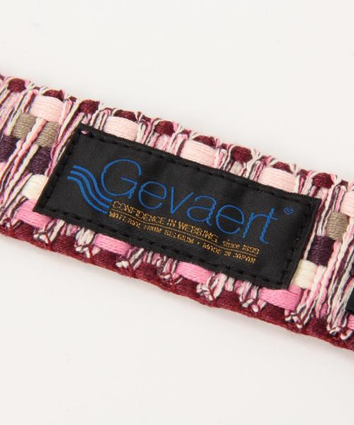 GEVAERT（ゲバルト）の「GEVAERT / シャギーストライプ ベルト（ベルト・メンズ・ピンク/その他1・ONE SIZE）」の7枚目の写真