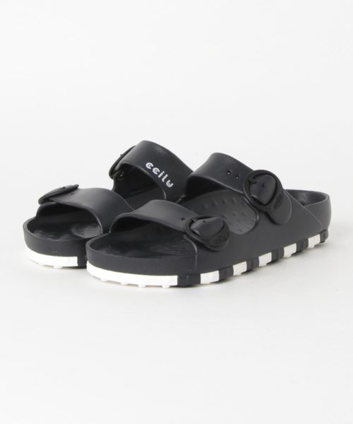 ccilu(チル)の「ccliu チル horizon check sandal ホライゾン チェック サンダル ユニセックス(サンダル・メンズ・ホワイト/ブラック/レッド・25.5cm/26.5cm/27.5cm/28.5cm/23.0cm/24.0cm/25.0cm/22.0cm)」の3枚目の写真