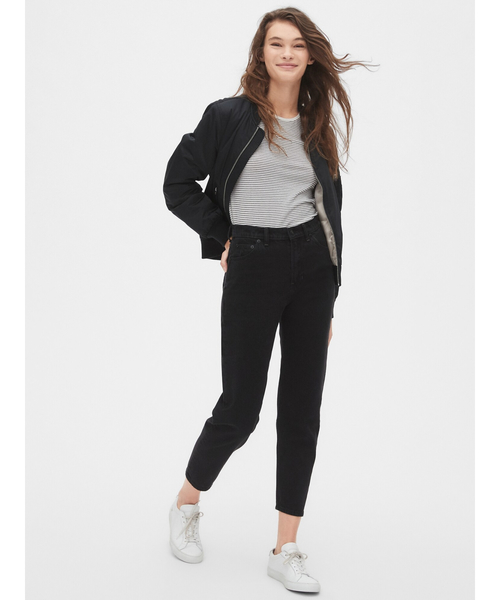 GAP(ギャップ)の「ハイライズマムジーンズ(デニムパンツ・レディース・ブラック・23/24/25/26/27/28/29)」の3枚目の写真