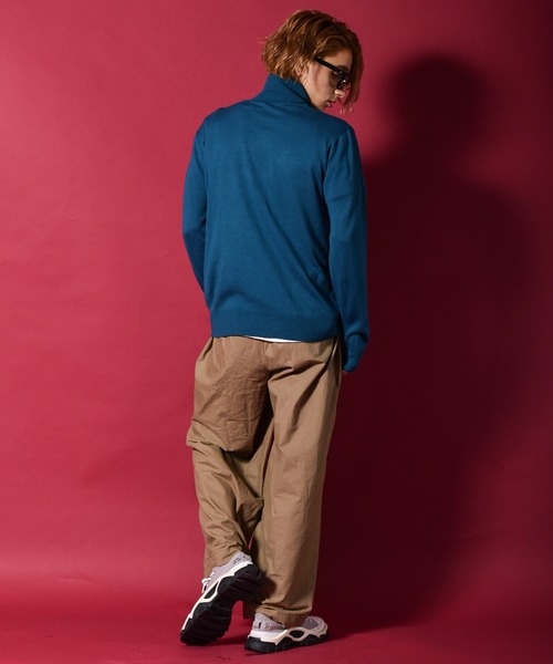 Starting Over(スターティングオーバー)の「カシミヤタッチタートルネックセーター(ニット/セーター・メンズ・チャコール/ブルー/マスタード/ネイビー/ブラウン/ホワイト/ブラック・M/L/XL)」の14枚目の写真