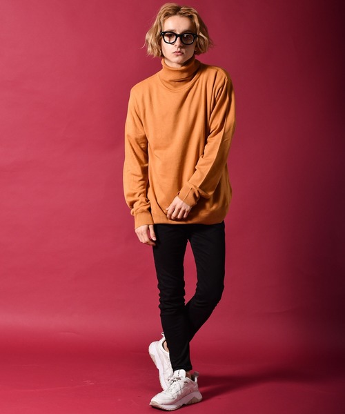 Starting Over(スターティングオーバー)の「カシミヤタッチタートルネックセーター(ニット/セーター・メンズ・チャコール/ブルー/マスタード/ネイビー/ブラウン/ホワイト/ブラック・M/L/XL)」の10枚目の写真