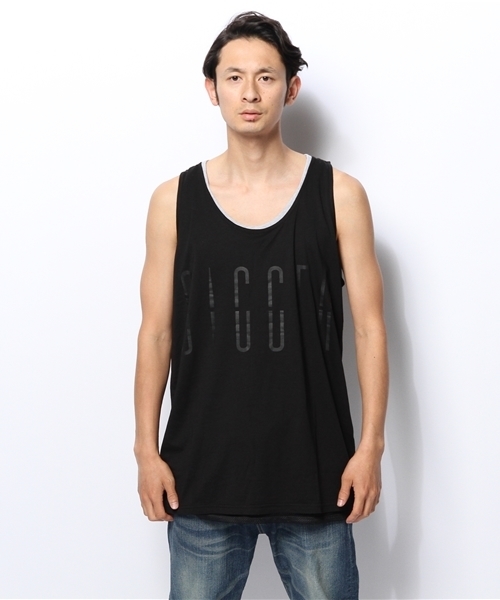 WHO'S WHO gallery（フーズフーギャラリー）の「【GIGGER】メッシュリバーシブルタンク（タンクトップ・メンズ・ホワイト/ブラック・FREE）」の9枚目の写真