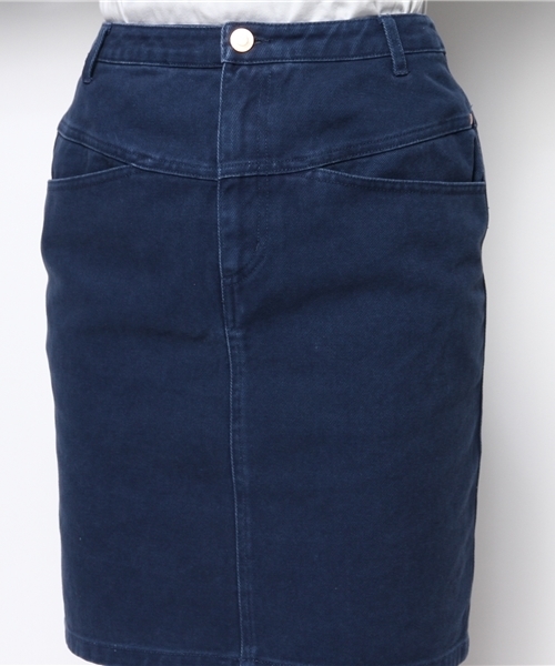 Kastane（カスタネ）の「【Kastane】デニムサイズバリエスカート（スカート・レディース・ホワイト/ブルー・LARGE/X-SMALL/SMALL/MEDIUM）」の6枚目の写真